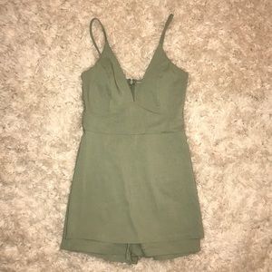 Olive Green Romper
